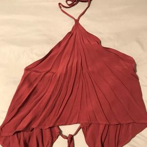 Backless halter tank